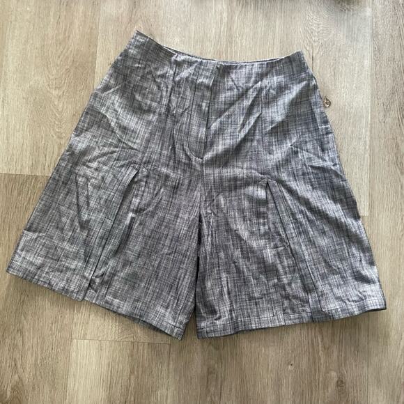 cult gaia evie structured raw edge blazer + ova high waist front slit shorts set - Picture 10 of 13